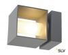 SQUARE TURN G9 светильник настенный IP44 для лампы QT14 G9 42Вт макс., серебристый (ex 230674)