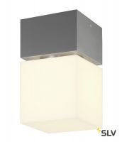 SQUARE C светильник потолочный IP44 для лампы E27 20Вт макс., сталь/ белый (ex 230716)