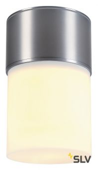 ROX ACRYL CL светильник потолочный IP44 для лампы E27 20Вт макс., матир. алюминий/ белый (ex 230720)