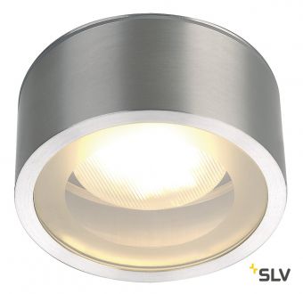 ROX GX53 C светильник потолочный IP44 для лампы GX53 11Вт макс., матированный алюминий (ex 230726)