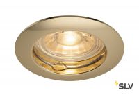 PIKA ROUND QPAR51 светильник встраиваемый для лампы GU10 50Вт макс., латунь