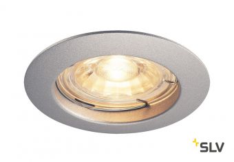 PIKA ROUND QPAR51 светильник встраиваемый для лампы GU10 50Вт макс., серебристый