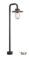 MOLAT POLE светильник ландшафтный IP44 для лампы E27 60Вт макс., антрацит/ стекло прозрачное