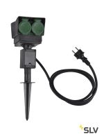 Удлинитель садовый на 4 розетки, IP44, кабель 1.5 метра, DE/RU