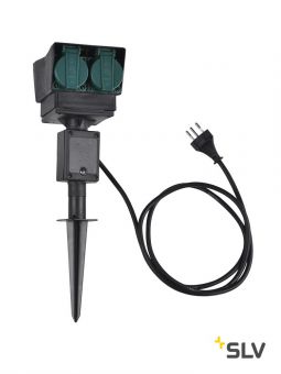 Удлинитель садовый на 4 розетки, IP44, кабель 1.5 метра, CH