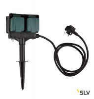 Удлинитель садовый на 4 розетки, IP44, кабель 1.5 метра, UK