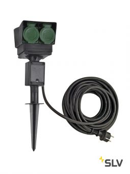 Удлинитель садовый на 4 розетки, IP44, кабель 10 метров, DE/RU