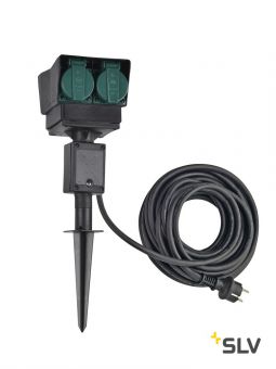 Удлинитель садовый на 4 розетки, IP44, кабель 10 метров, FR