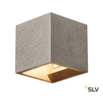 SOLID CUBE светильник настенный для лампы QT14 G9 25Вт макс., черный песчаник
