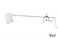 ANELA LED DISPLAY светильник на струбцине 10Вт с LED 4000К, 750лм, 50°, с выключателем, белый