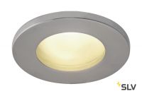 DOLIX OUT ROUND GU10 светильник встраиваемый IP65 для лампы GU10 50Вт макс., матовый хром