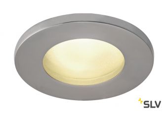 DOLIX OUT ROUND GU10 светильник встраиваемый IP65 для лампы GU10 50Вт макс., матовый хром