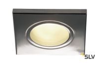 DOLIX OUT SQUARE GU10 светильник встраиваемый IP65 для лампы GU10 50Вт макс., хром (ex 111142)