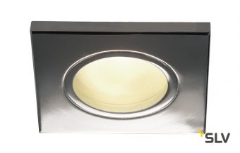 DOLIX OUT SQUARE GU10 светильник встраиваемый IP65 для лампы GU10 50Вт макс., хром (ex 111142)