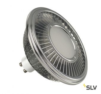 LED QPAR111 GU10 источник света 230В, 13Вт, 2700K, 1000лм, 140°, димм., алюм. корпус (ex 551652)