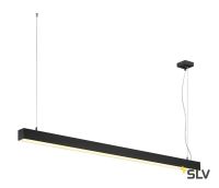 Q-LINE SINGLE LED светильник подвесной 45.8Вт с LED 3000К, 3700лм, черный (ex 155120)