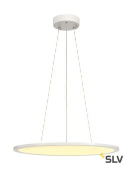 PANEL 60 ROUND светильник подвесной 42Вт с LED 2700К, 2850лм, 110°, димм. 1-10В, белый (ex 158622)