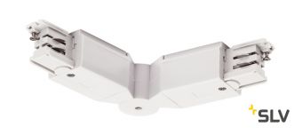 3Ph | S-TRACK, коннектор гибкий с разъёмами питания, 16А макс., белый RAL9016 (ex 175101)