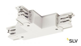 3Ph | S-TRACK, T-коннектор с разъёмом питания, GND слева, белый RAL9016 (ex 175131)