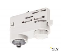 3Ph | S-TRACK, адаптер электрический, 10А макс., 10кг макс., белый RAL9016 (ex 175201)