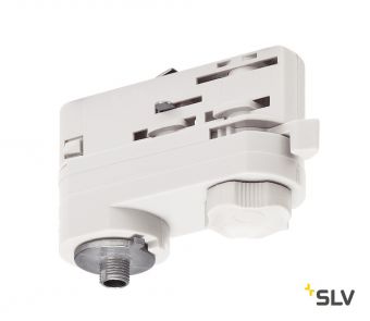 3Ph | S-TRACK, адаптер электрический, 10А макс., 10кг макс., белый RAL9016 (ex 175201)