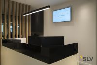 GLENOS PD 1m светильник подвесной 43Вт с LED 3000К, 2850лм, UGR<28, диммируемый 1-10В, черный