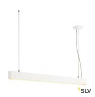 GLENOS PD 1m светильник подвесной 43Вт с LED 3000К, 2850лм, UGR<28, диммируемый 1-10В, белый