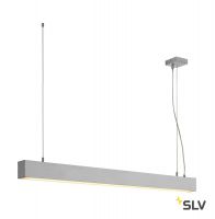 GLENOS PD 1m светильник подвесной 43Вт с LED 3000К, 2850лм, UGR<28, диммируемый 1-10В, алюминий
