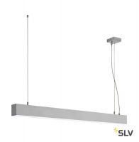 GLENOS PD 1m светильник подвесной 43Вт с LED 4000К, 3300лм, UGR<28, диммируемый 1-10В, алюминий