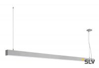 GLENOS PD 2m светильник подвесной 85Вт с LED 4000К, 6600лм, UGR<28, диммируемый 1-10В, алюминий