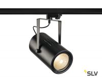 3Ph, EURO SPOT LED LARGE светильник 61Вт с LED 3000К, 5500лм, 60°, черный