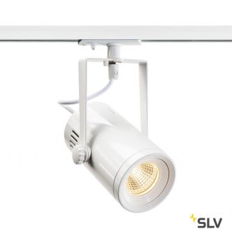 1PHASE-TRACK, EURO SPOT LED SMALL светильник 11Вт с LED 3000К, 650лм, 36°, белый