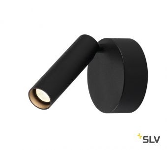 KARPO 30 SINGLE CW светильник накладной 9Вт с LED 3000К, 580лм, 40°, CRI>90, диммируемый, черный