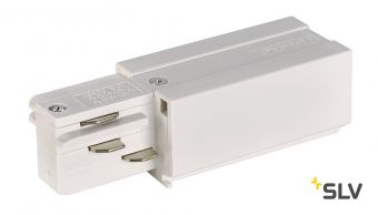 3Ph | EUTRAC®, разъём питания торцевой, 16А макс., GND справа, белый RAL9016 (ex 145521)