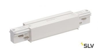 3Ph | EUTRAC®, коннектор прямой внешний с разъёмами питания, 16А макс., белый RAL9016 (ex 145661)