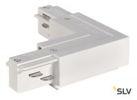 3Ph | EUTRAC®, L-коннектор с разъёмом питания, 16А макс., GND по внутр. углу, белый (ex 145681)