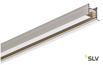 3Ph | EUTRAC® R шинопровод встраиваемый 2м, трехканальный, 230В, 16А макс., белый RAL9016 (ex145211)