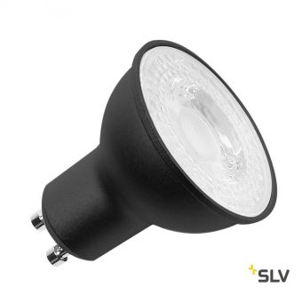 LED GU10 источник света 230В, 7.2Вт, 4000K, 570лм, 36°, диммируемый, черный корпус
