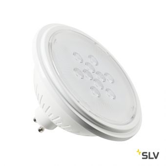 LED QPAR111 GU10 источник света 230В, 7Вт, 3000K, 730лм, 25°, белый корпус