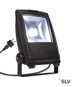 FLOOD LIGHT 25 светильник IP65 32Вт с LED 5700К, 2350лм, 90°, кабель 2м с вилкой, черный (ex 231162)