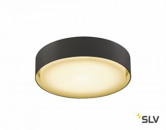 LIPA светильник накладной IP54 24Вт c LED 3000К/4000К, 1500лм, антрацит
