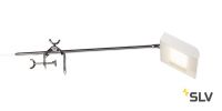 DALO DISPLAY светильник на струбцине 24Вт с LED 4000К, 1900лм, 120°, с выключателем, белый/ хром