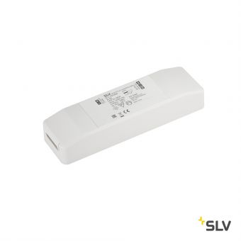 SLV VALETO®, блок управления LED лентой, 12В/24В, ССТ, 192Вт/канал макс., белый