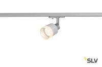 1PHASE-TRACK, PURI GLASS светильник для лампы GU10 50Вт макс., серебристый/ стекло матовое