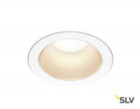 RILO 200 DL светильник встр. 25Вт с LED 3000К/4000K, 1720лм/1850лм, 60°, UGR<19, CRI>90, белый/ хром