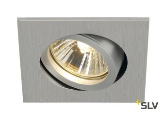 NEW TRIA 68 SQUARE GU10 CS/LS светильник встраиваемый для лампы GU10 50Вт макс., матирован. алюминий