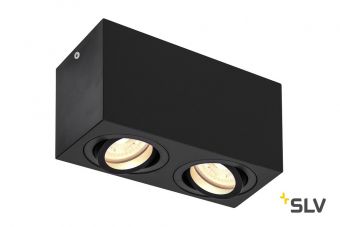 TRILEDO DOUBLE GU10 CL светильник потолочный для 2-х ламп GU10 по 50Вт макс., черный