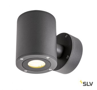 SITRA WALL UP-DOWN LED светильник настенный IP44 17Вт с LED 3000К, 2х 488лм, 2х 55°, антрацит
