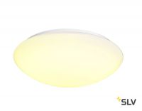 LIPSY 50 DOME светильник накладной IP44 21Вт с LED 3000К/4000K, 2200лм/2440лм, белый