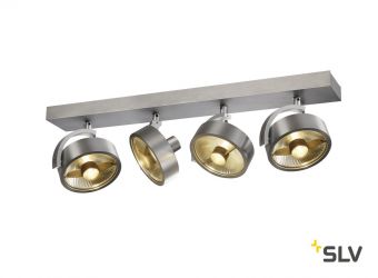 KALU 4 ES111 светильник накладной для 4-х ламп ES111 по 75Вт макс., матированный алюминий